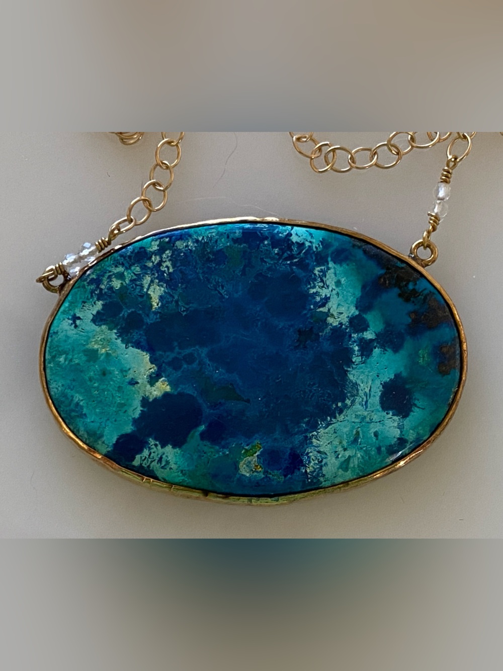 Bahgsu Jewelry Azurite Pendant